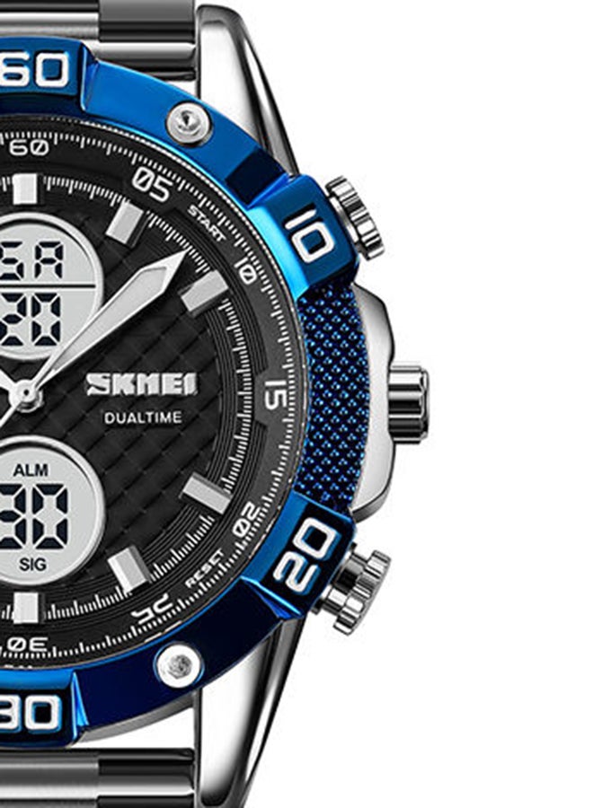 Men's Fashion Sports Quartz Dual Display Digital  Waterproof Watch 1838 - Image 5